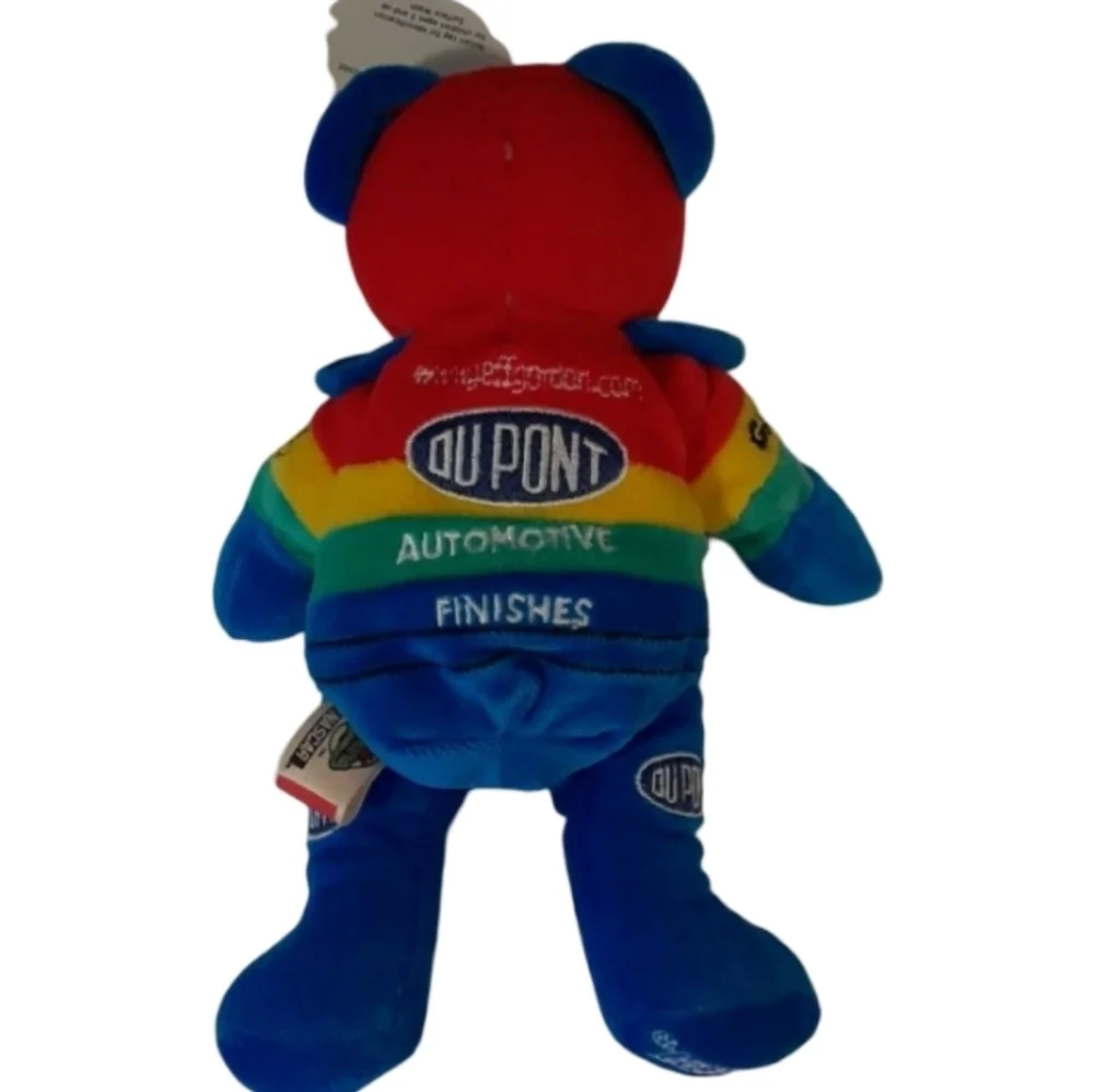 Nascar Jeff Gordon #24 Red and Blue Racing Bean Bear
